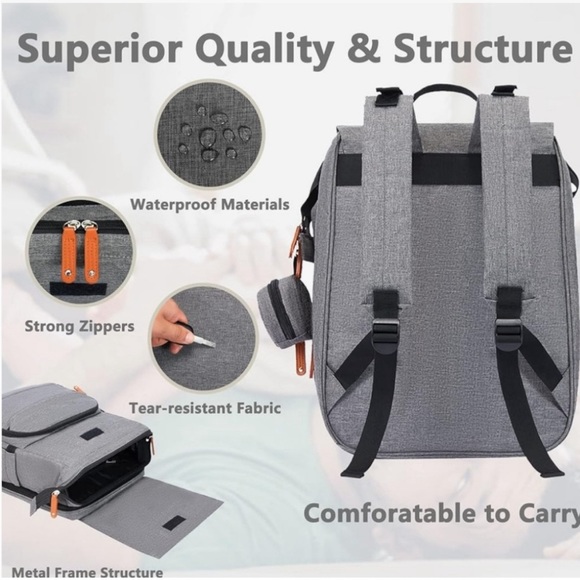 Baby Diaper bag backpack - Picture 5 of 7